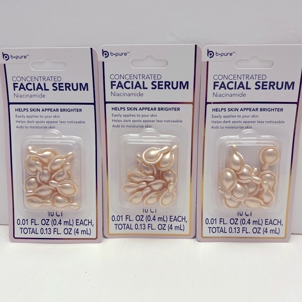 3 B-Pure Concentrated Facial Serum Niacinamide For Brightening Skin & Da…
